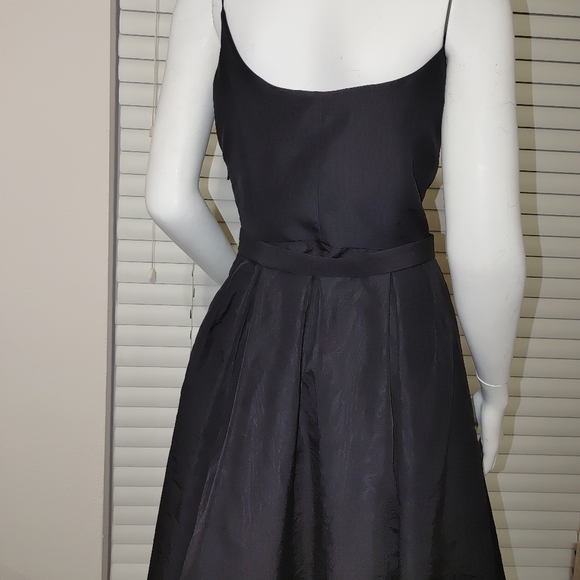 Maggy London Black Spaghetti-strap Cocktail Formal Dress - Picture 3 of 5